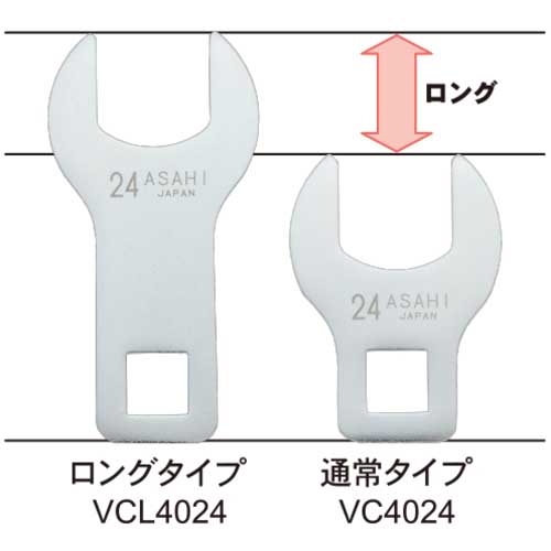 ASH 18pcs 3/8sqdr クローフートレンチセット VCS3180の通販｜現場市場