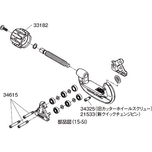 RIDGID 薄肉ステンレス管用チューブカッター 15-SI 97212の通販｜現場市場