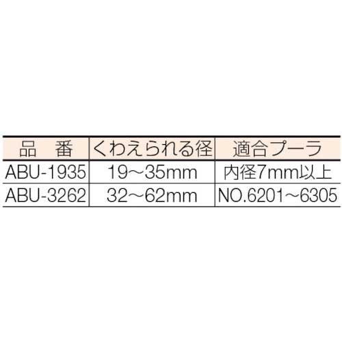 KTC アーマチュアベアリングプラー ボルト長さ100mm 幅80mm ABU-1935の