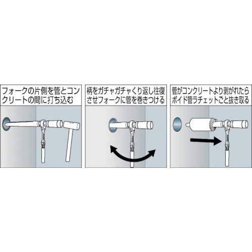 TOP ボイド管ラチェット 300mm VR-300の通販｜現場市場