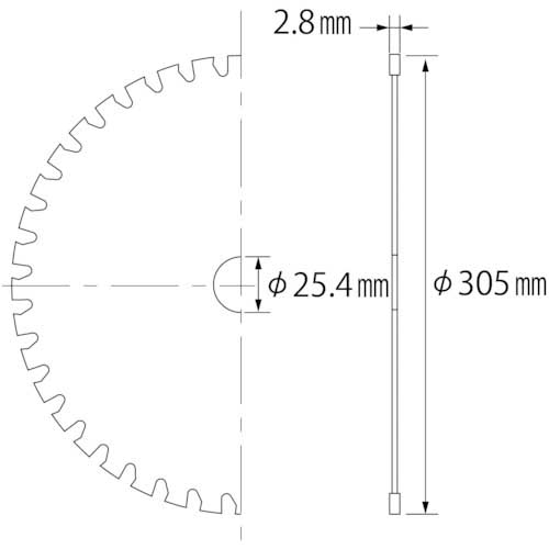 エビ ゼットフラッシャー (アルミ用) 305mm FAS305の通販｜現場市場