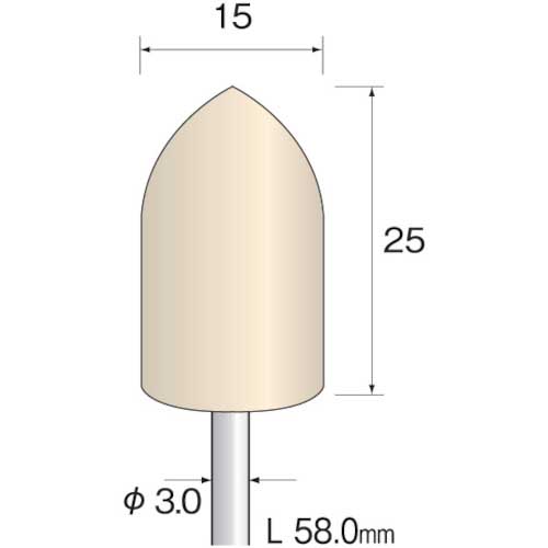 廃番】ミニモ フェルトバフ ハード Φ15 (10本入) GA2185の通販｜現場市場