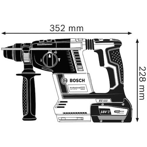 ボッシュ コードレスハンマードリル GBH18V-26の通販｜現場市場