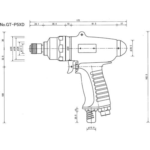 ベッセル エアードライバー No.GT-P5XD 全長172mm GT-P5XDの通販｜現場市場