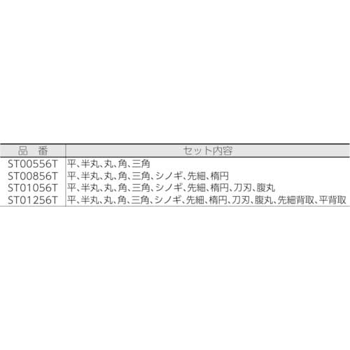 ツボサン 精密ヤスリ 10本組 角 KA01056Tの通販｜現場市場