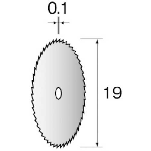 ミニモ ステンレスカッティングディスク φ19 (10個入) MC3103
