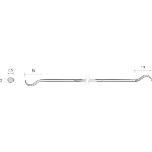 ミニモ ダイヤモンドヤスリ 両端コテ＃170 RD5566の通販｜現場市場