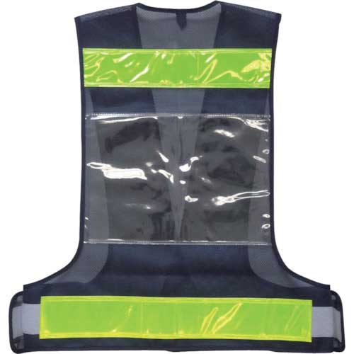 ミズケイ アピール安全ベスト「宣伝マン」<紺/黄> 5941014