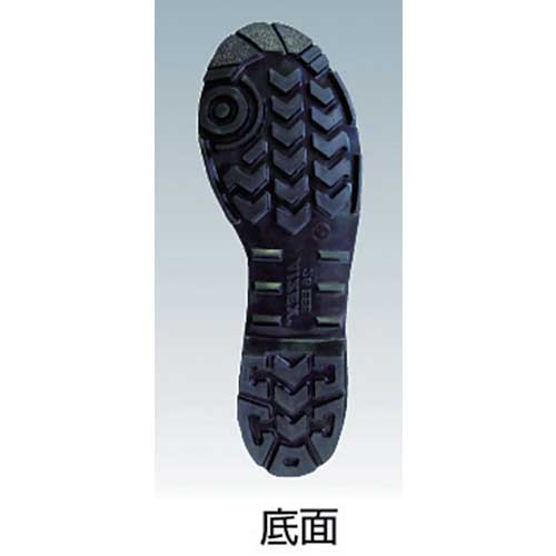 サンダーグレーの-シモン 安全靴 マジック式 AS28 2•7.0cm AS2827.0