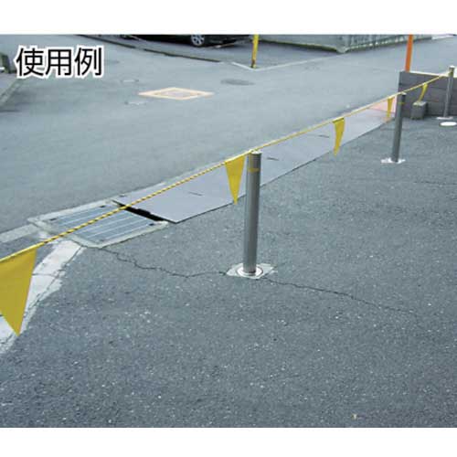 ユタカメイク 安全表示旗付きロープ 9mmx10m AF-3119