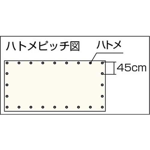 TRUSCO 防炎シートα軽量 ロールタイプ幅1.8mX長さ50.0m GBS-RAの通販