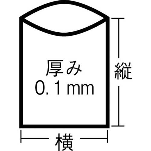 TRUSCO 業務用ポリ袋0.1×90L 10枚入 S-0090の通販｜現場市場