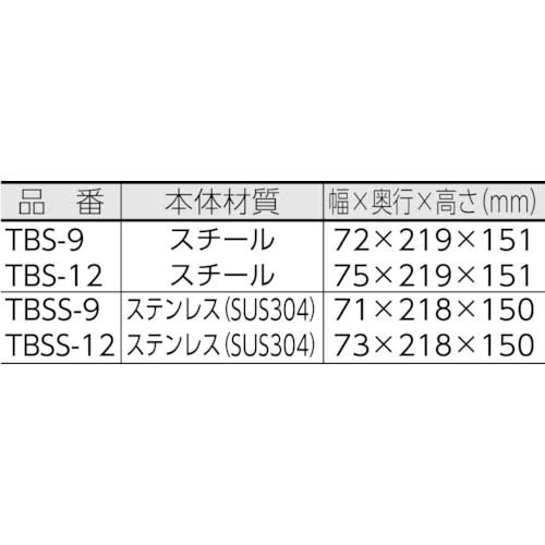 TRUSCO TBS12/TBSS12用尖口替刃(1枚) TBS-12-TCKの通販｜現場市場