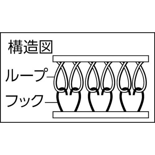 TRUSCO マジックテープ セット強粘着20mm×1m白(1巻＝1セット) TMSD-20