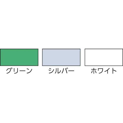 TRUSCO 補修用粘着テープ(テント倉庫用)98cmX5m グリーン TTRA-5-GNの