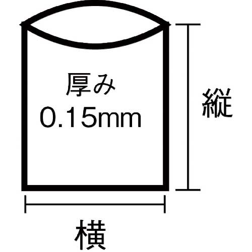 TRUSCO 業務用ポリ袋0.15×45L 5枚入 U-0045の通販｜現場市場