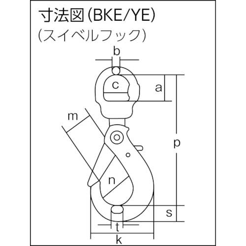 象印 チェーンスリング100(アイタイプ)荷重10.0t線径20.0mm L2m 1-MFF