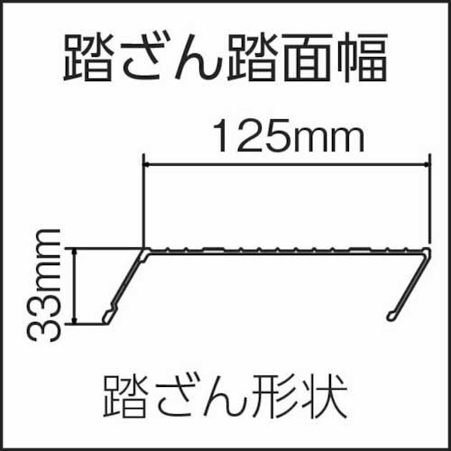 ナカオ 作業用踏台4段1.2m A-112の通販｜現場市場