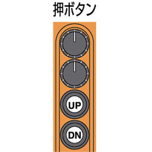 象印 単相200V小型電気チェーンブロック(無段速型)100KG・3M (αHV-01