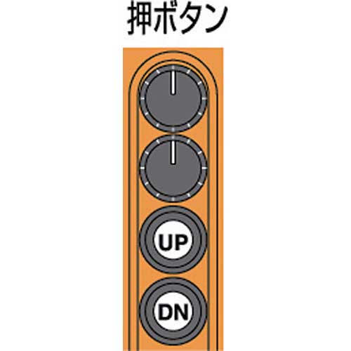 象印 単相100V小型電気チェーンブロック(無段速型)60KG・3M (αSV-006