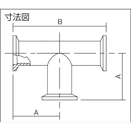 エドワーズ 真空ポンプ用ティ NW10 C10511421