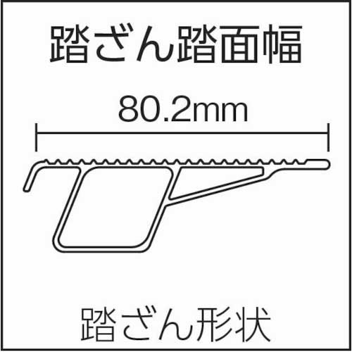 ピカ 上わく付き踏台CF型7段 CF-7の通販｜現場市場