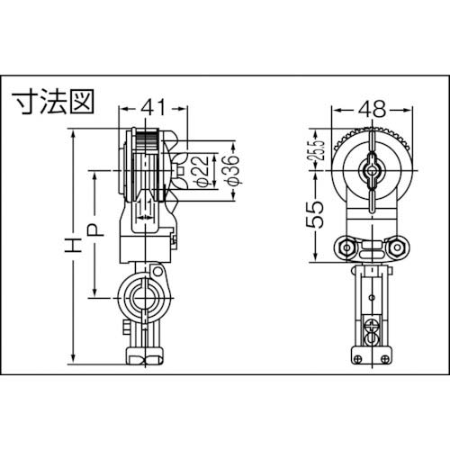 未来 樹脂製ケーブル滑車CK-0型 CK-01