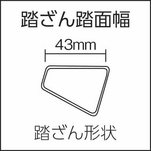 アルインコ マイティステップBSM2 CSFR1518SZの通販｜現場市場