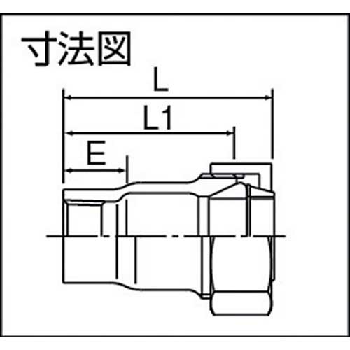 リケン 配管継手 LAカップリング HI-LA型 メスアダプター 呼び径(A)15 G-HI-LA-AQ-15A