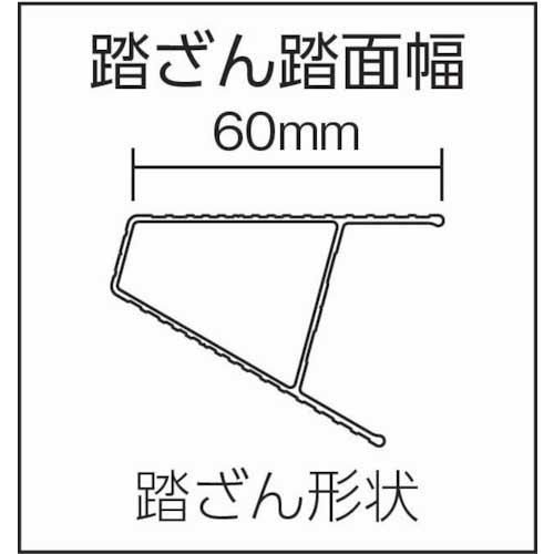 ピカ はしご兼用脚立スーパージョブJOB型 4尺 JOB-120Eの通販｜現場市場