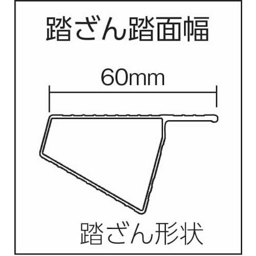 ピカ 専用脚立スーパージョブJOB型 8尺 JOB-240Eの通販｜現場市場