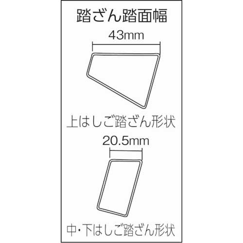 ピカ 3連はしご コンパクト3 LNT型 6m LNT-60Aの通販｜現場市場