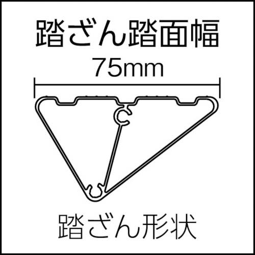 ピカ 上枠付き踏み台 3段 MFT-3の通販｜現場市場