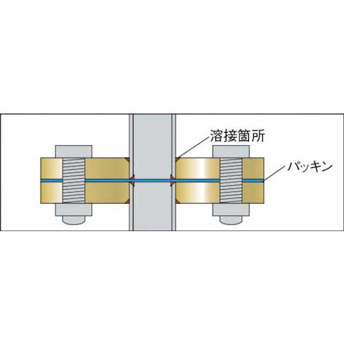 イシグロ 白 穴あきフランジ（ノンガスタイプ） ＤＡ ＳＯＰ－ＦＦ型