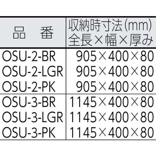 IRIS 202000 折りたたみステップ OSU-3 ライトグリーン OSU-3-LGRの