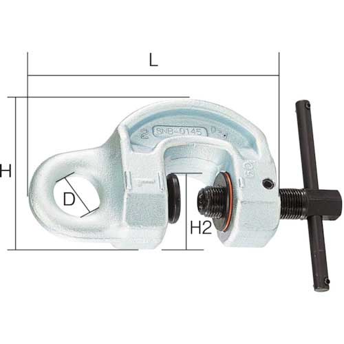 イーグル ねじ式全方向クランプ SBN-1t(1-30) SBN-1-1-30の通販｜現場市場