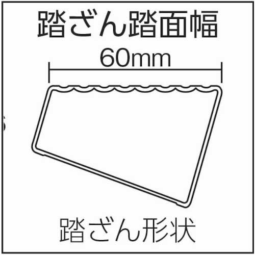 ピカ 専用脚立SEC-S型 溶接タイプ 天板高さ2.7m SEC-S270の通販｜現場市場