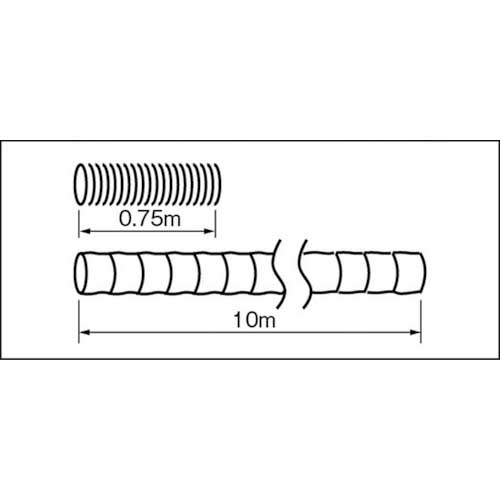 TRUSCO アルミフレキシブルダクト 内径Φ365X10m TAF-35010の通販｜現場市場