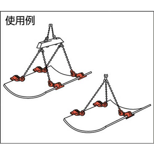 イーグル 水平つりクランプ VAF-500kg(3-35) VAF-500-3-35の通販｜現場市場