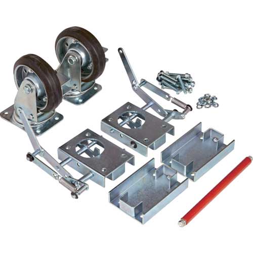 TRUSCO プレス製台車 ドンキーカート200番用 ブレーキ自在車輪付 200NJB