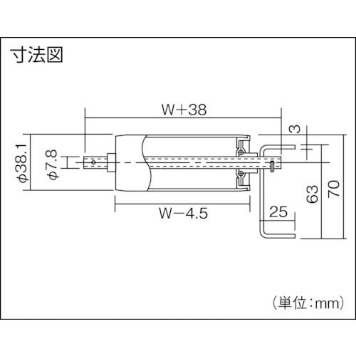 セントラル アルミローラコンベヤ ALR3808型100W×150P×1500L ALR3808