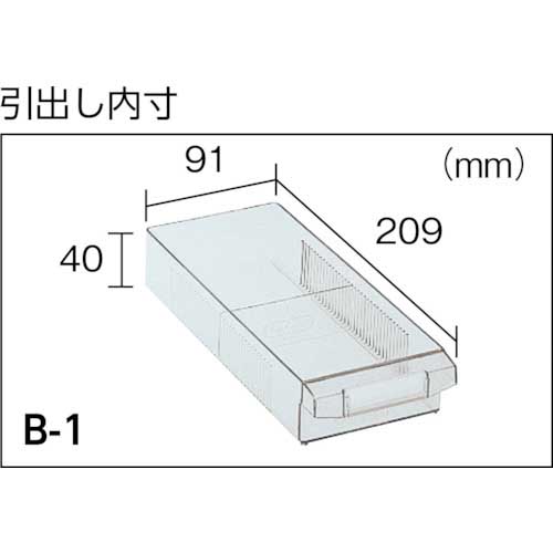 TRUSCO パーツケース バンラックケースB型 3列8段 B-38の通販｜現場市場