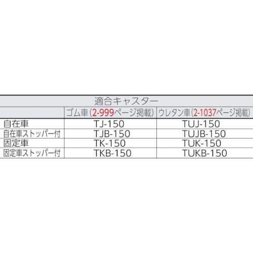 TRUSCO M3型棚用キャスターベースユニット D470・Φ150用 CUD-470-150の