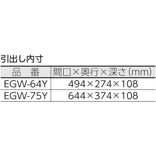 ＴＲＵＳＣＯ EGW-963F3U-WBK イーグルワゴン