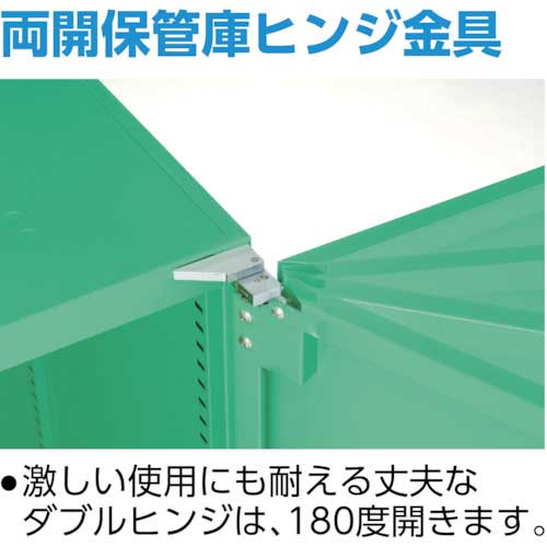 TRUSCO MU型保管庫 両開き 900X450XH720 MUH-7の通販｜現場市場