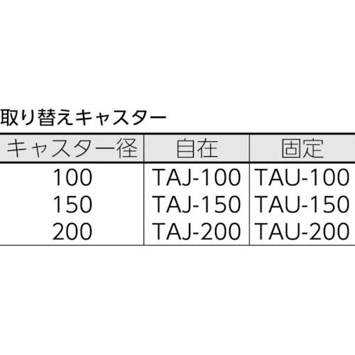 TRUSCO 鋼鉄製運搬車 900X600 ハンドル側自在車 鋳物車輪 Lストッパー