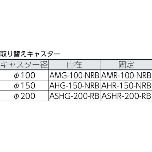 エバニュー TRUSCO中山 TRUSCO 鋼鉄製運搬車 1400X750 Φ200エア