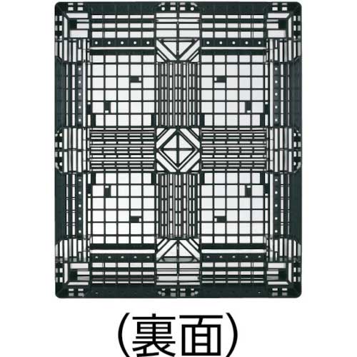 サンコー リサイクルプラスチックパレット 810906 D4-097113黒 SK-D4-097113-BK