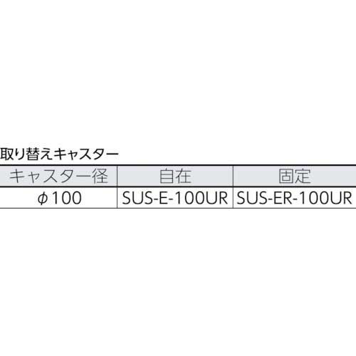 TRUSCO ステンレス台車 オールSUS304 皿型台車 1200X750 NU車輪 SSAR