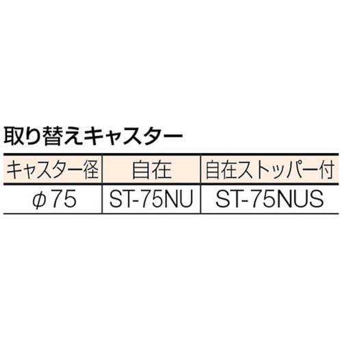 TRUSCO コンビネーションワゴン 643X427XH880 仕切板付 TCW-81ABの通販